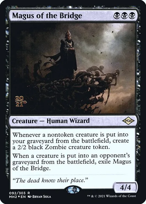Magus of the Bridge, card 92s from Modern Horizons 2 Promos