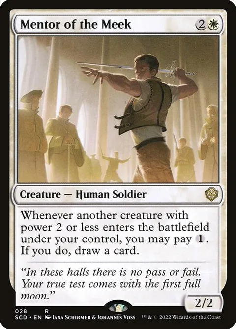 Mentor of the Meek, carte 28 de Starter Commander Decks
