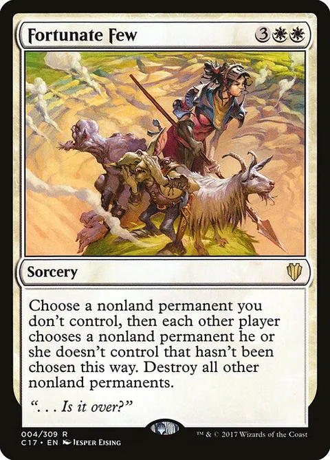 Fortunate Few, carte 4 de Commander 2017