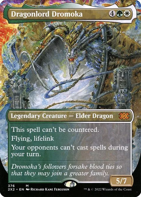 Dragonlord Dromoka, card 376 from Double Masters 2022