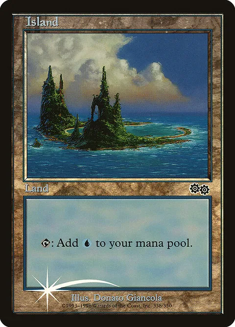 Island, card 3 from Arena League 1999