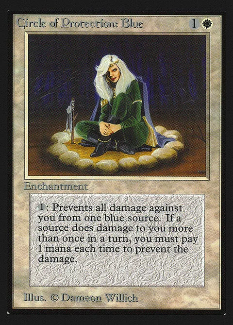 Circle of Protection: Blue, carte 11 de Intl. Collectors' Edition