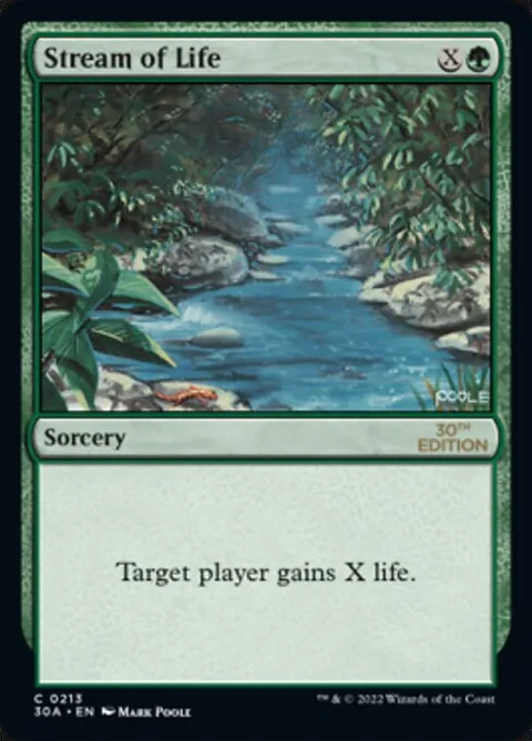 Stream of Life, card 213 from 30th Anniversary Edition