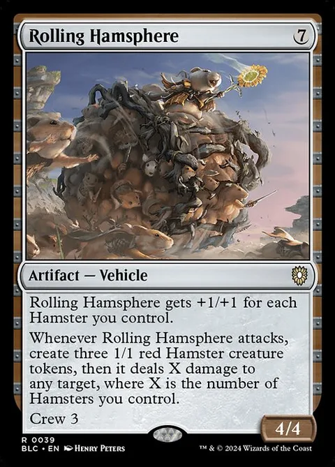Rolling Hamsphere, card 39 from Bloomburrow Commander