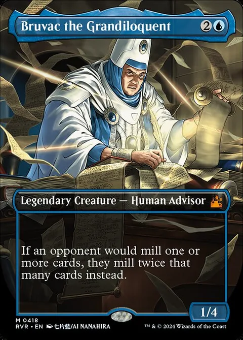 Bruvac the Grandiloquent, card 418 from Ravnica Remastered