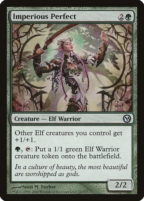 Imperious Perfect, card 71 from Duels of the Planeswalkers