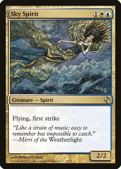 Sky Spirit, card 10 from Duel Decks: Venser vs. Koth