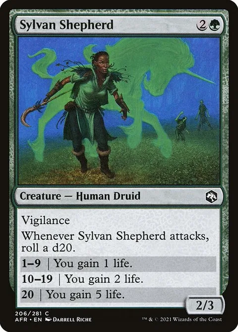 Sylvan Shepherd, carte 206 de Adventures in the Forgotten Realms