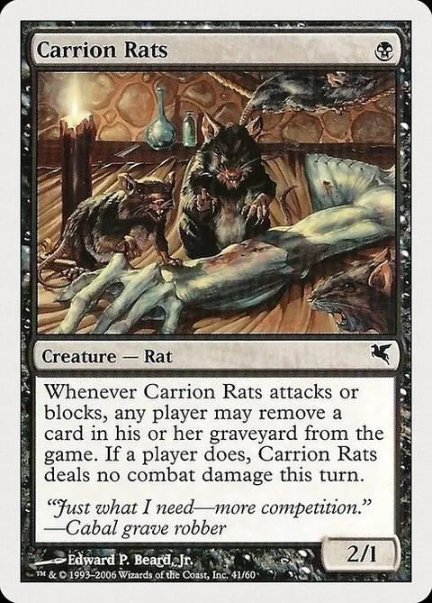 Carrion Rats, card 41 from Hachette UK