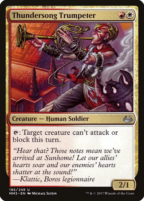Thundersong Trumpeter, carte 195 de Modern Masters 2017