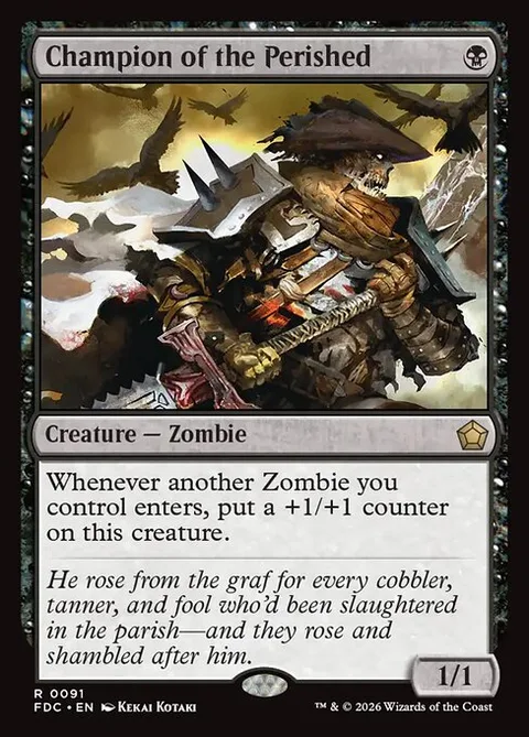 Champion of the Perished, carte 91 de Foundations Commander