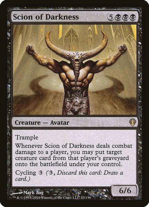 Scion of Darkness, card 23 from Archenemy