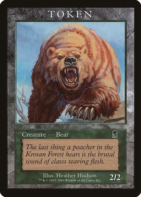 Bear, card 7 from Magic Player Rewards 2001