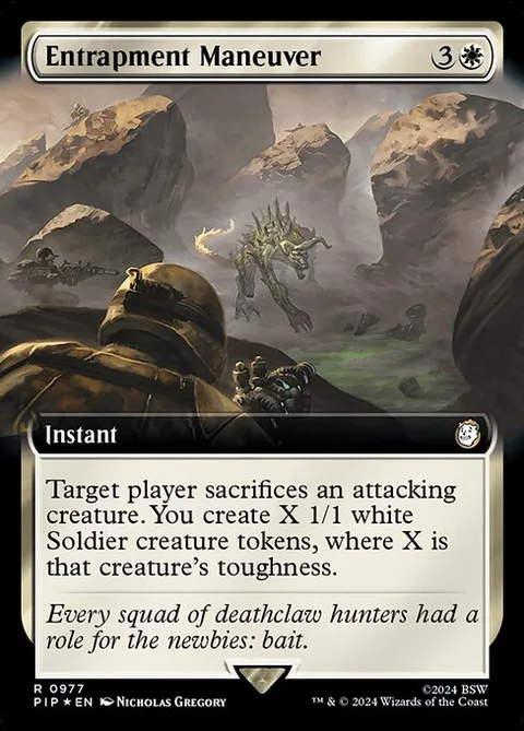 Entrapment Maneuver, card 977 from Fallout