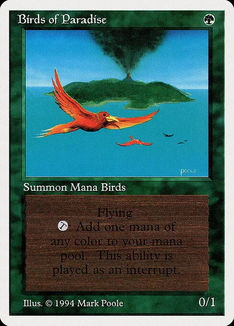 Birds of Paradise, card 187 from Summer Magic / Edgar