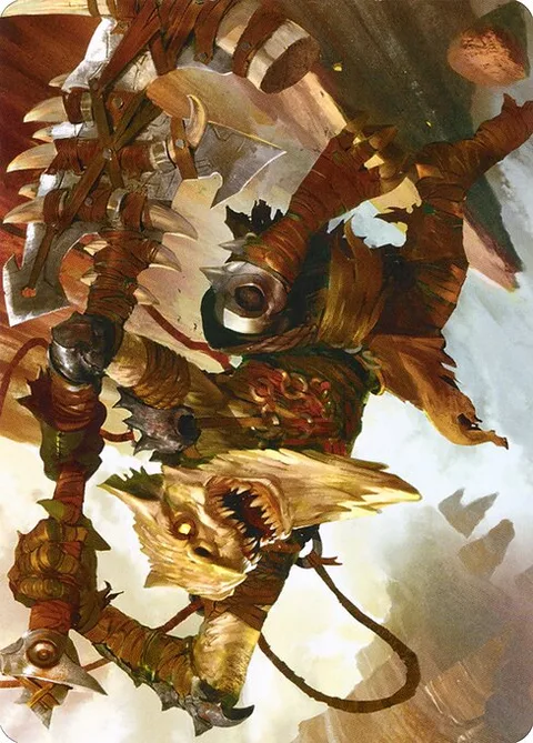 Teeterpeak Ambusher // Teeterpeak Ambusher, card 67 from Zendikar Rising Art Series