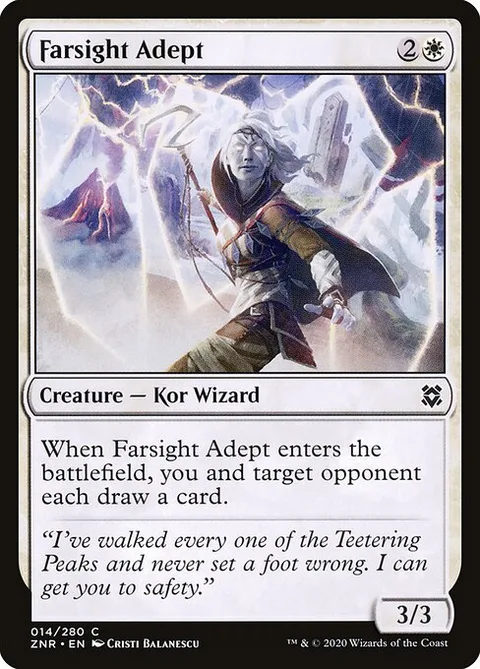 Farsight Adept, card 14 from Zendikar Rising