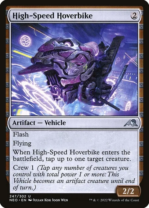 High-Speed Hoverbike, carte 247 de Kamigawa: Neon Dynasty