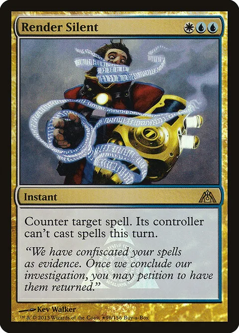 Render Silent, card 96★ from Dragon's Maze Promos