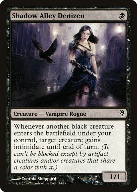Shadow Alley Denizen, card 44 from Duel Decks: Jace vs. Vraska