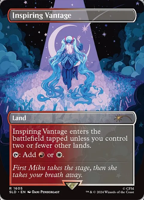 Inspiring Vantage, card 1605 from Secret Lair Drop