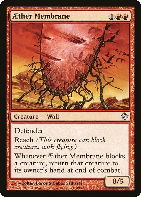Aether Membrane, carte 48 de Duel Decks: Venser vs. Koth