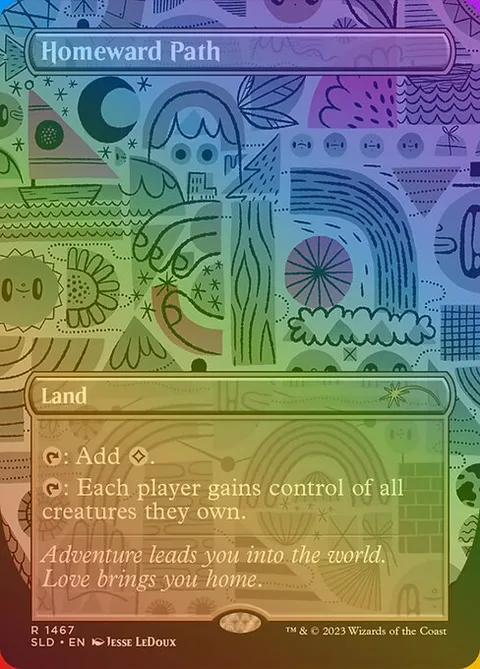 Homeward Path, card 1467★ from Secret Lair Drop