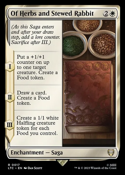 Of Herbs and Stewed Rabbit, carte 17 de Tales of Middle-earth Commander