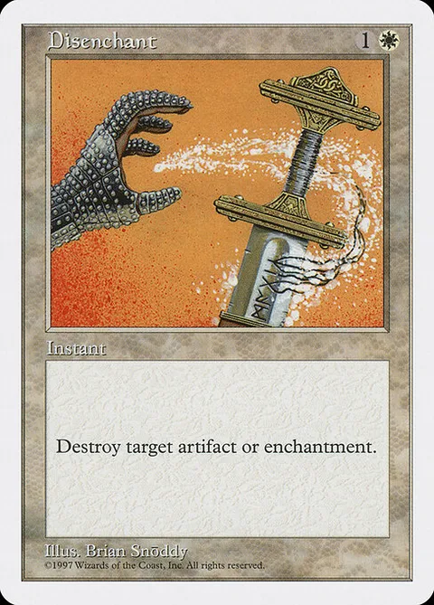 Disenchant, card 26 from Fifth Edition