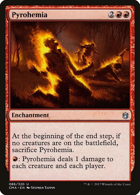 Pyrohemia, card 86 from Commander Anthology