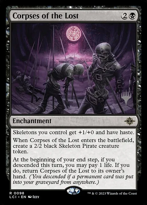 Corpses of the Lost, carte 98p de The Lost Caverns of Ixalan Promos