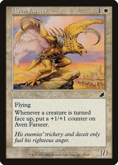 Aven Farseer, card 3 from Scourge