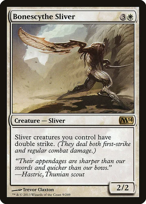Bonescythe Sliver, carte 9 de Magic 2014