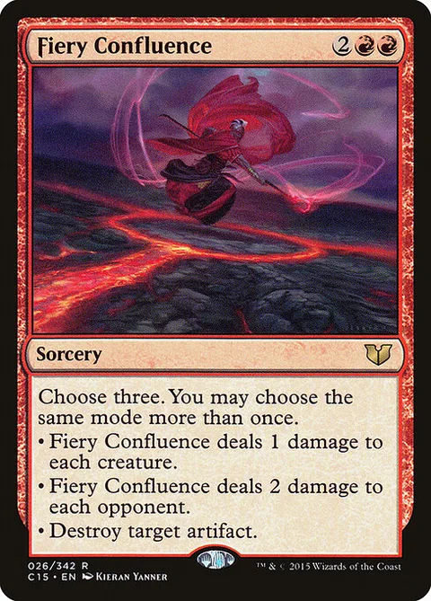 Fiery Confluence, carte 26 de Commander 2015