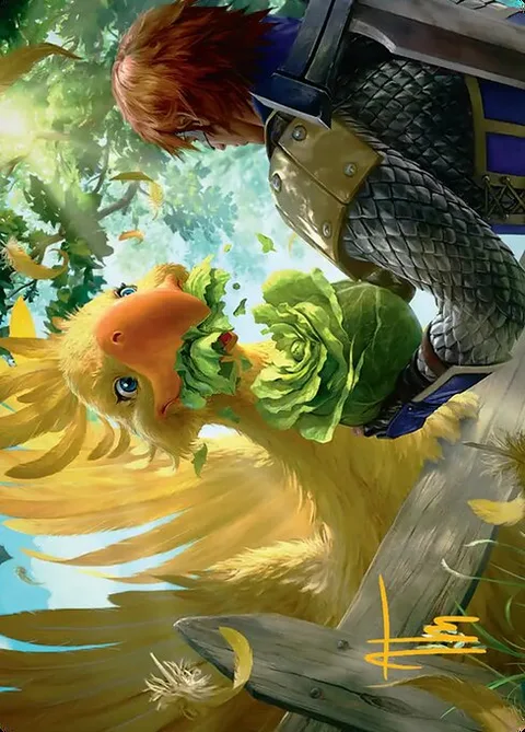 Gysahl Greens // Gysahl Greens, carte 10 de Final Fantasy Art Series