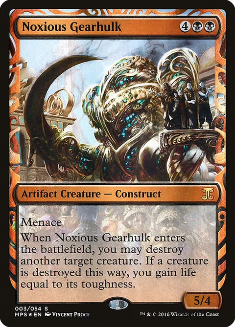 Noxious Gearhulk, card 3 from Kaladesh Inventions