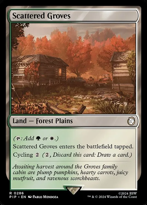 Scattered Groves, carte 286 de Fallout