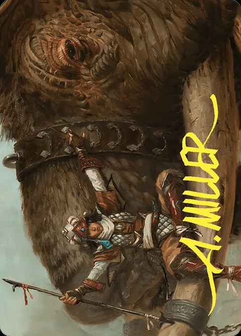 Tuskguard Captain // Tuskguard Captain, carte 16 de Commander Masters Art Series