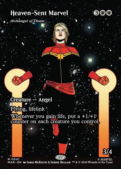 Archangel of Thune, card 41 from Marvel Universe