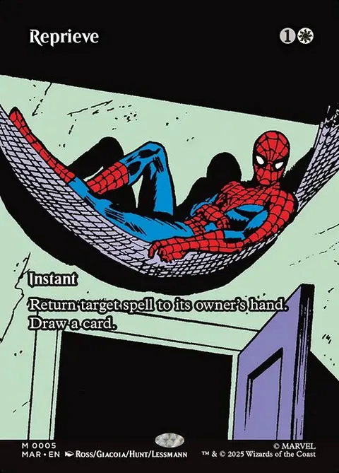 Reprieve, card 5 from Marvel Universe