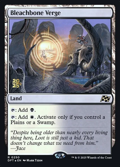 Bleachbone Verge, card 250s from Aetherdrift Promos