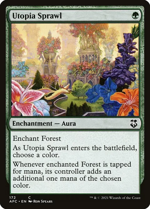 Utopia Sprawl, carte 172 de Forgotten Realms Commander