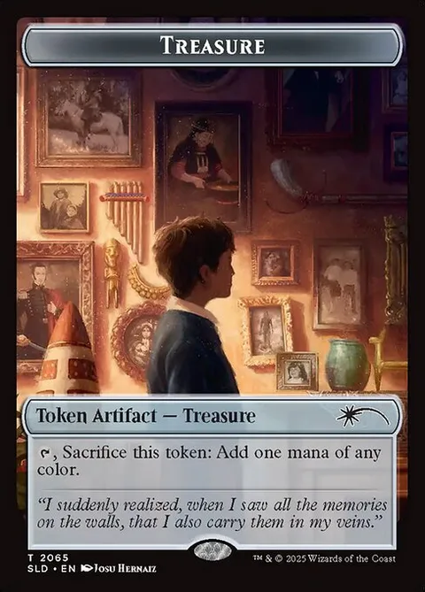 Treasure, card 2065 from Secret Lair Drop