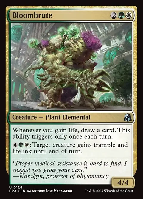 Bloombrute, card 124 from Reality Fracture