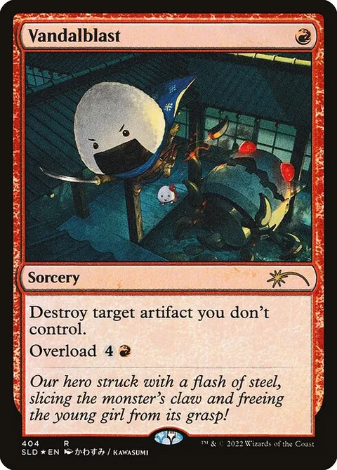 Vandalblast, card 404 from Secret Lair Drop