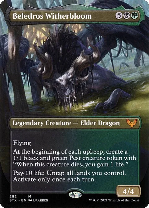 Beledros Witherbloom, card 282 from Strixhaven: School of Mages