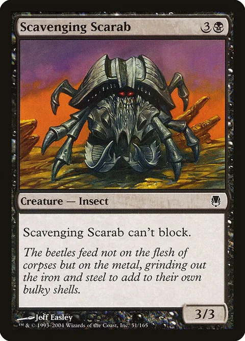 Scavenging Scarab, carte 51 de Darksteel
