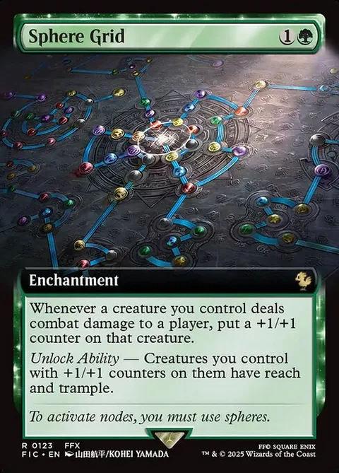 Sphere Grid, card 123 from Final Fantasy Commander