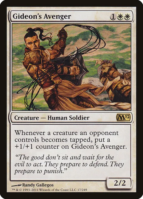 Gideon's Avenger, card 17 from Magic 2012