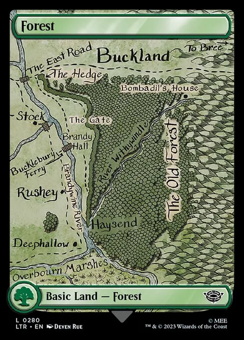 Forest, carte 280 de The Lord of the Rings: Tales of Middle-earth